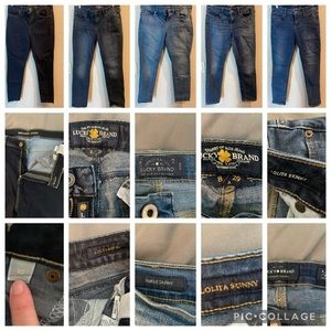 Bundle of Women’s LUCKY BRAND jeans.